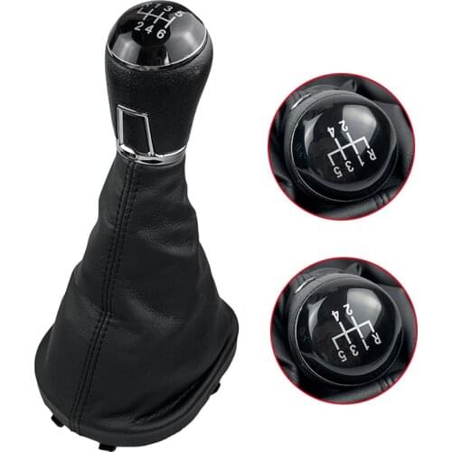 For Volkswagen VW CADDY II 2 MK2 / TOURAN 2004-2009 Car Styling Gearstick Gaiter Boot Cover Collar 5 / 6 Speed Gear Shift Knob