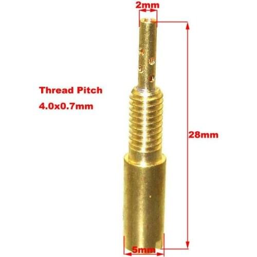 Carburetor Pilot Jet #15-17.5-20-22.5-25-30-32.5-35-37.5-40 For Mikuni 34 HS40 HSR VM28/486 TM40