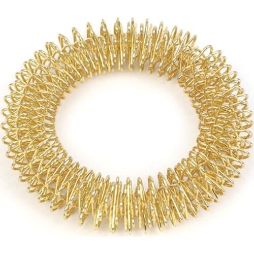 Finger Massage Ring Stimulate Elastic Blood Circulation Stress Relax Bracelet