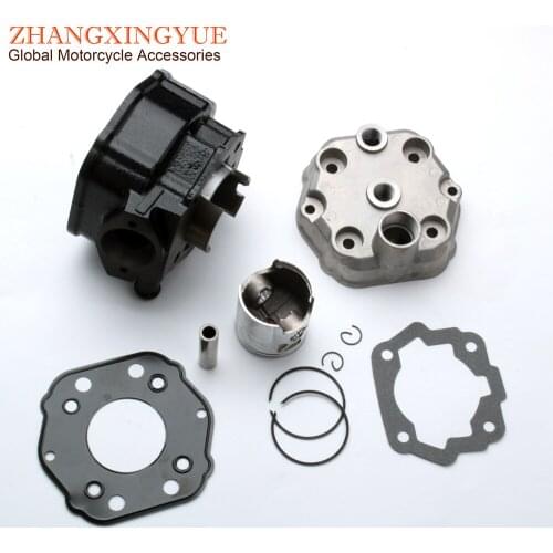 70cc Big Bore Cylinder Kit & Head For Gilera GSM RCR SMT Zulu 50cc EBS050 EBE EBS Euro 2 2-Stroke
