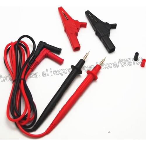 Lantern Tip Test lead with Alligator Crocodile Clip Clamps,4mm Banana Plug Silicone For multimeter Meter DMM Clamp Meter