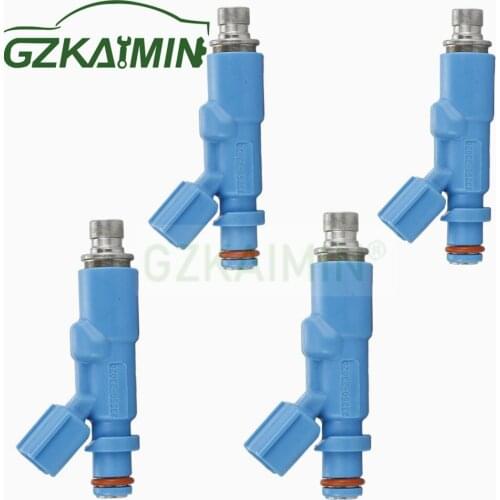 Original sets 4 Flow Matched high quality Fuel Injector nozzle injection 23250-23020 For Yaris Vitz Verso Prius 23209-29015 K-M
