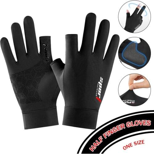 Half Finger Gloves Cycling Anti-slip Anti-sweat Men Women Breathable Sports Gloves Bike Bicycle Glove
