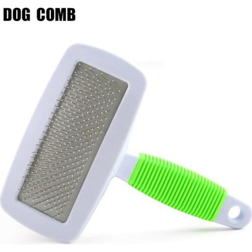 Pet Dog Rake Comb Brush Short Long Thick Hair Fur Shedding Remove Cat Groom Dog Puppy Grooming Brush Pet Dog Clean Tool Supplies