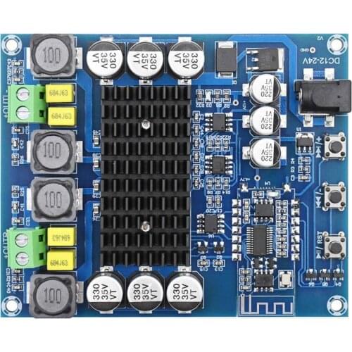 SOTAMIA TPA3116D2 Bluetooth Amplifier Audio Board 50Wx2 Stereo Class D Digital Amplifier Power Amp Speaker Home Sound Theater