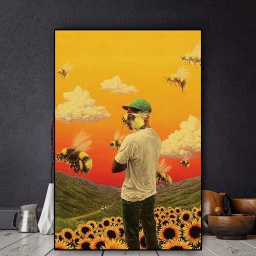 Tyler The Creator Flower Boy Rap Music Canvas Painting Poster and Prints for Home Room Decor