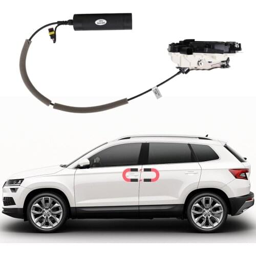 Suction door Fabia Karoq Kodiaq Octavia Rapid Spaceback Superb Superb Yeti Kamiq Car door modification Automatic lock door