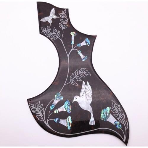 High Quality Thickness 2mm Abalone Inlays Celluloid Acoustic Guitar Pickguards Pick Gutard