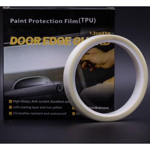 Carlas 1.5cm*5m TPU/PU Transparent Door Edge Protection Vinyl Film