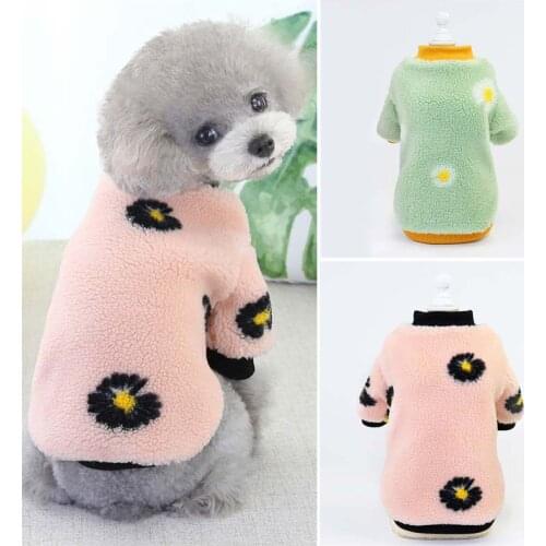 Winter Dog Clothes Warm Fleece Puppy Outfit Chihuahua Pet Costume for Small Dogs Coat Hoodie Yorkies Cotton Pet Clothes 10A