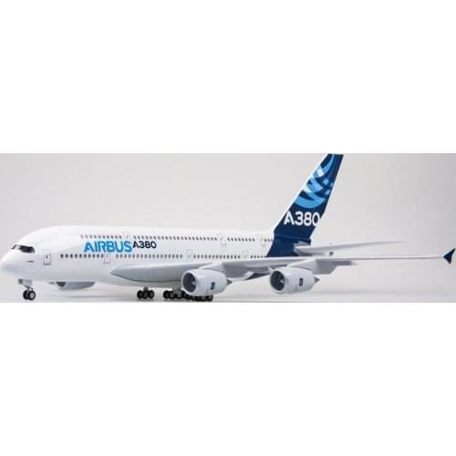 1/160 Scale 50.5CM 380 Toy Airplane Airbus A380 Prototype Airline Dreamliner W Light&Wheel Diecast Plane F Collection