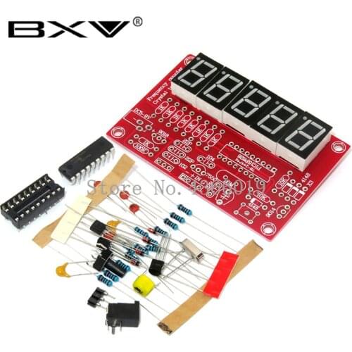 1Hz-50MHz Crystal Oscillator Frequency Counter Tester DIY Kit 5 Digits Resolution new Frequency Meters