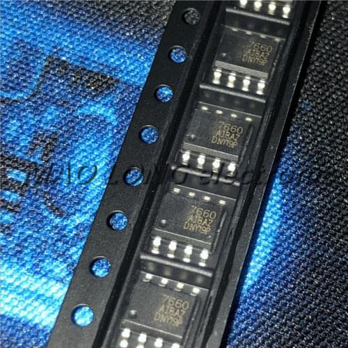 100PCS/LOT ICL7660 ICL7660AIBAZ Patch SOP-8 DC/DC Power Converter Brand new