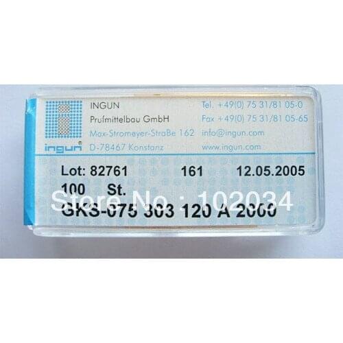 100PCS/LOT INGUN GKS075-303-120 GKS075-303 120 A 2000 Spring Test Probe Pogo Pin made in Taiwan