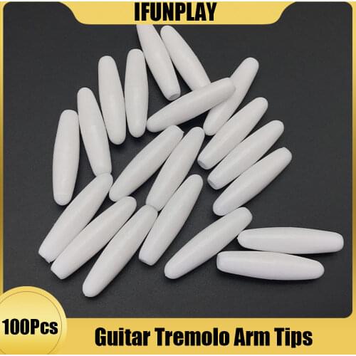 100pcs/600pcs Plastic Electric Guitarra Tremolo Arm Whammy Bar Caps Tips Knobs for FD ST Style Electric Guitar