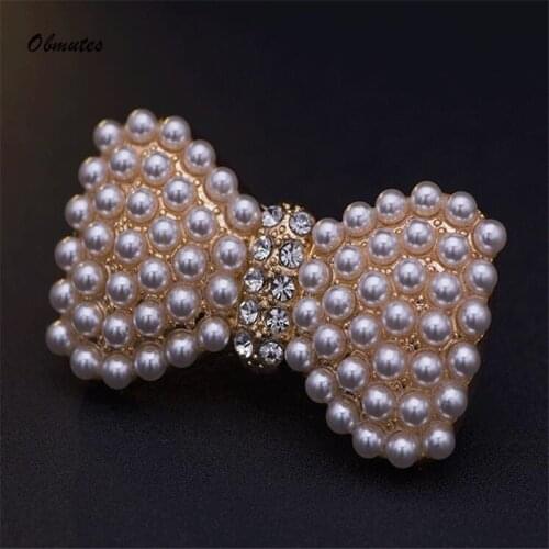 2 Pcs Shoe Clips Pearls Bows Design Wedding Party Accessories Decoration Silver