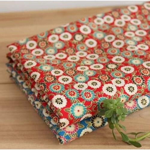 50x160cm Lovely Circle floret Shinning Cotton Patchwork fabric home Textiles Quilting fabric for sewing 100% cotton fabric