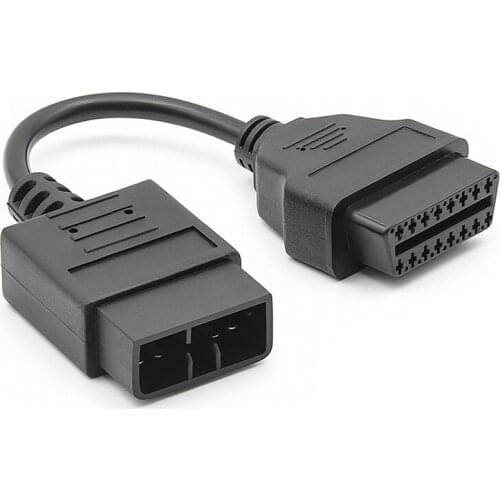 For Subaru 9 Pin Cable OBD1 to OBD2 16 Pin Lead Diagnostic Interface Cable 9 Pin OBDII Extension Cord Lead OBD 2