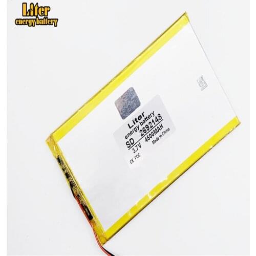 The tablet battery 3.7 V tablet battery 2692148 4500 mah each brand tablet universal rechargeable lithium batteries