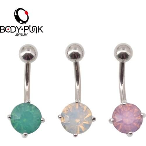 Body Punk Rings With Crystals