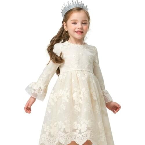 Kid Causal Clothing Girls Children Bridesmaid Winter Gown Birthday Vestidos Girls Pageant Costume Wedding Party Dress For Girls