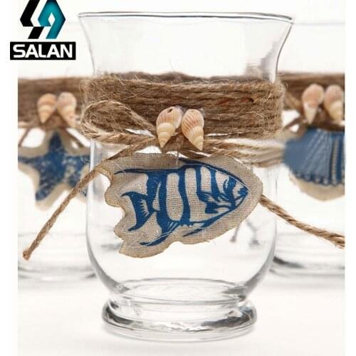 Retro quality jute rope natural tag photo decoration DIY hemp rope lighting packaging tied tie rope 60m long