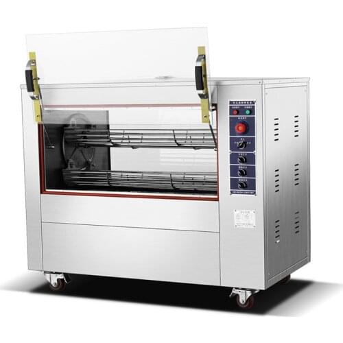 Commercial Horizontal Oven Roasting Poultry Box Automatic Temperature Control Electric Oven Chicken Skeleton