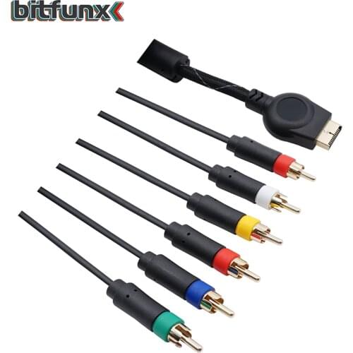 Bitfunx PS2/PS3 Component cable 1.8m Premium High Resolution game cable accessories for Sony PlayStation 2/3
