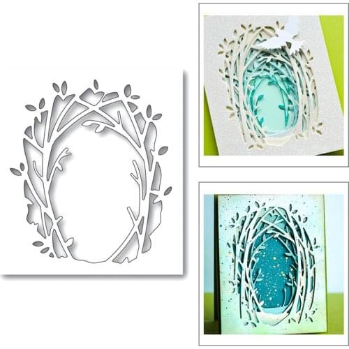Layered Branches Tree Hole Forest Hot 2020 New Metal Cutting Dies Foil For DIY Scrapbooking Paper and Card Making Craft No Stamp