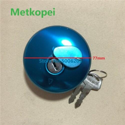 Motorcycle chrome petrol fuel tank gas cap seat lock switch for Suzuki GN125 GN 125 GN125H 1982-2001