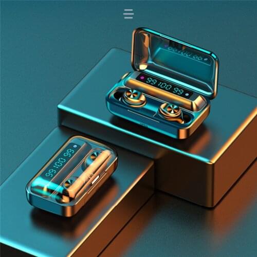 TWS With LED Digital Display In-ear Touch Wireless 5.0 Binaural Bluetooth Headset IPX7 Waterproof Headphones Earbuds