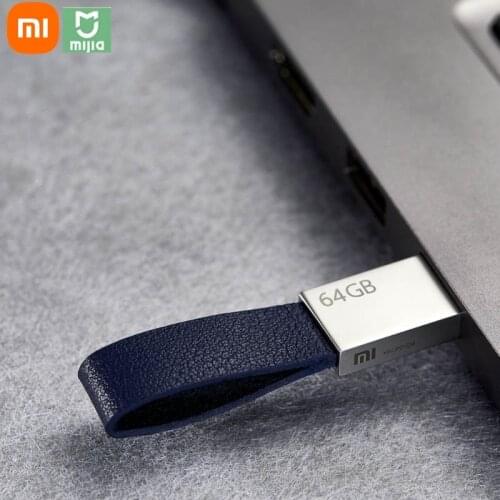 Original Xiaomi Mijia U Disk 64GB USB 3.0 Flash Memory Drive High-speed Read / Write up to 124MB/S Storage Portable Metal Body