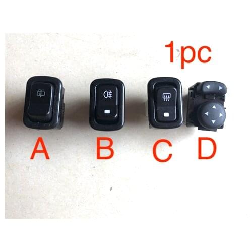 1pc original for Zotye 2008 5008 T200 front fog lamp reverse mirror switch defrost switch rear wiper switch