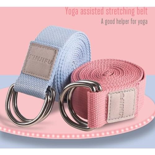 Yoga Strap/Stretch Bands with Adjustable D-Ring Buckle - Best for Daily Stretching, Yoga, Pilates, Physical Therapy, Fitness