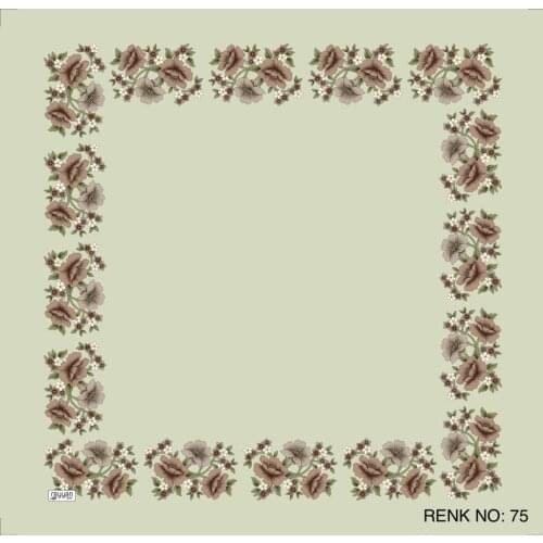 REYYAN HOLLOW 90 X90 CM POŞETLİ WRITING-DESEN-12965-RENK-75