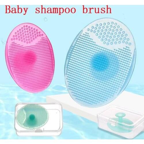 Silicone Hair Brush Shampoo Scalp Brush Comb Head Hair Washing Comb Shower Bath Brush Baby Silicone Shampoo Brush Bath Brush