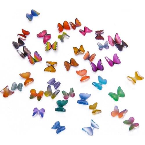 Mix Colorful Heat-Shrink Sheets Butterfly Animal Large shrink filmFor Silicone Resin Mould Findings Supplies Nail Decoration