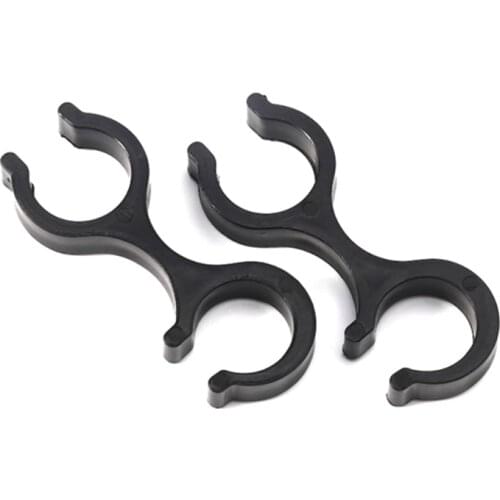 X7AC 2pcs Walking Stick Buckle Trek Basket Rubber Tip Carbon Fiber Hike Poles Clasp