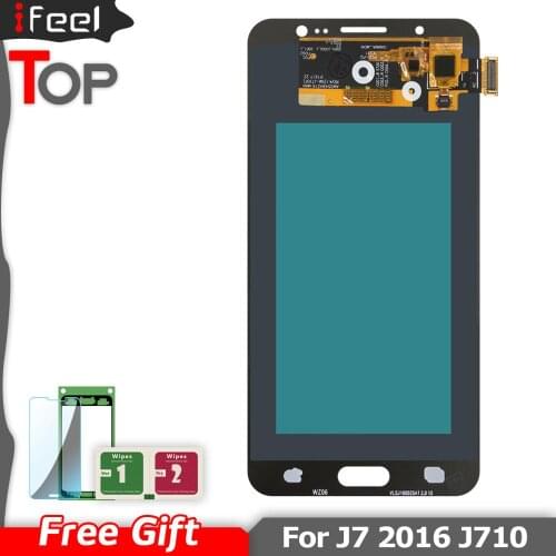 AMOLED For Samsung Galaxy J7 2016 J710 J710F J710FN J710M J710Y LCD Display Touch Screen Digitizer Assembly Replacement
