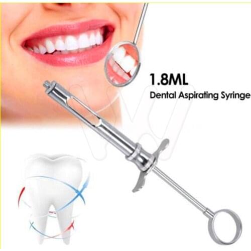 1.8ml Dental Aspirating Syringe Dentist Surgical Instruments