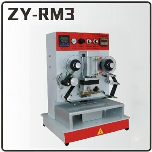 1PC ZY-RM3 Pneumatic hot stamping machine Leather embossing LOGO Branding machine 220V Vertical