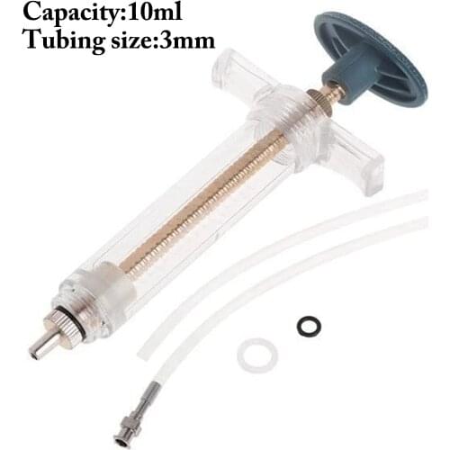 10ml/30ml Parrot Chick Feeder Copper Head Syringe Hose Birds Feeding Syringe Injector Supplies Bird Feeders