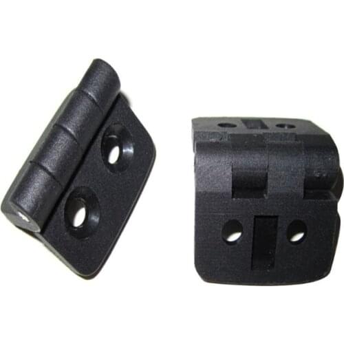 10PCS Black Plastic Door Bearing Butt Hinges Cabinet Drawer Jewellery Box Hinge K9FA