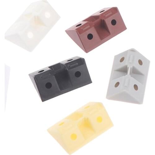 10Pcs Plastic Thickened Corner Furniture, Right Angle 90 Degree Angle, Plywood Tray Cabinet Fittings Corner Code