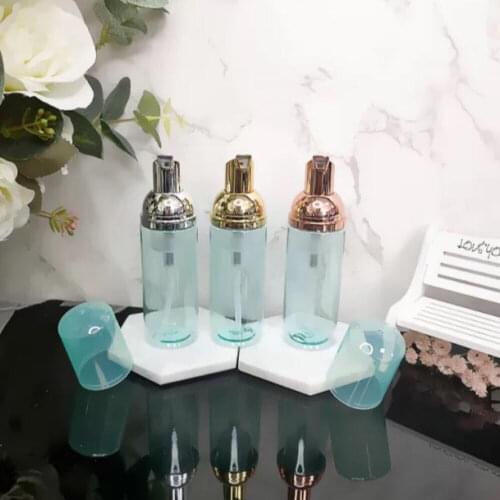 10PCS 60Ml Light Green Cosmetic Bottle Soap Mousse Cosmetic Liquid Dispenser Foam Shampoo Lotion Bottle Plastic Foam Bottle