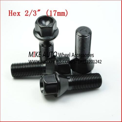 20Pcs Wheel Bolt M14x1.5x32MM For Wheel Axle of BMW 7 Series X3 36136781152 Aftermarket Parts