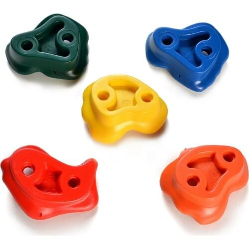 20pcs Textured Climbing Holds Rock Wall Stones 40pcs Bolts and Nuts Screw for Kids Child AUG889
