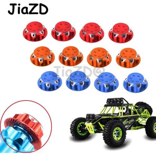 4pcs Aluminium Wheel Hub Antidust Cover 17mm Dust Lock Nuts Adapter For RC Buggy hsp 1:8 Model Car Parts