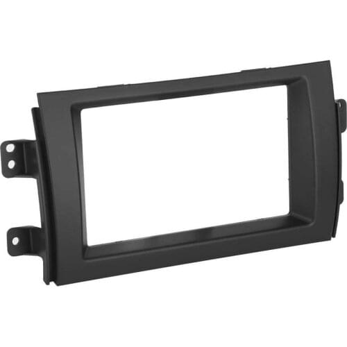 Car sticker Interior Mouldings Car DVD Radio Stereo Mounting Modification Trim Panel Fascia Frame Kit Fits for Suzuki SX4 car