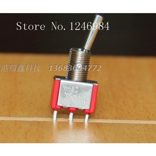 [SA]T8013U domestic flying model aircraft single flat handle two tranches M6.35 small toggle switch toggle switch MS102-U--50pcs